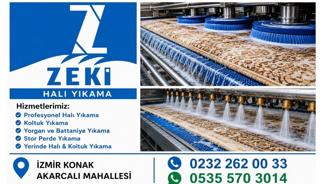 Halı Yıkama Profesyonel makine ve el dokuması halı yıkama. Leke çıkarma, nem kontrolü, antibakteriyel işlem.
